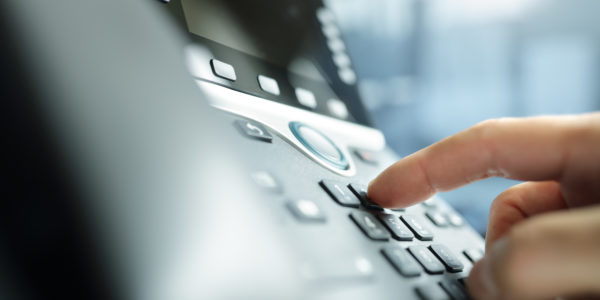 Dialing telephone keypad concept for communication, contact us and customer service support