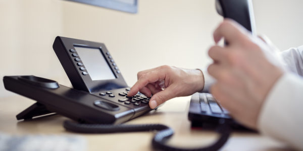 Dialing telephone keypad concept for communication, contact us and customer service support